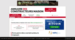 Desktop Screenshot of constructeurs-maison.net