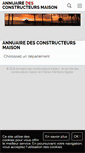 Mobile Screenshot of constructeurs-maison.net