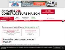 Tablet Screenshot of constructeurs-maison.net